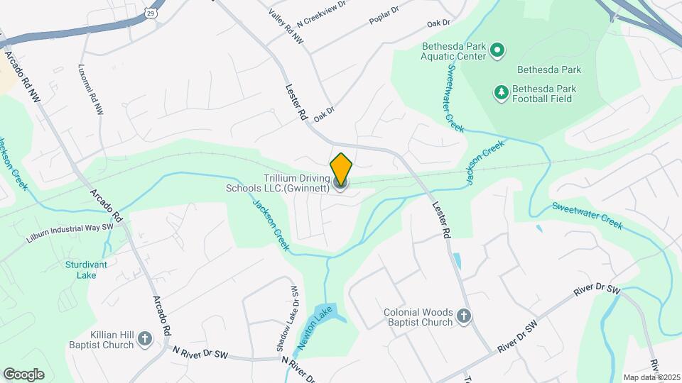 3825 Jackson Shoals Ct SW Map and Location Details