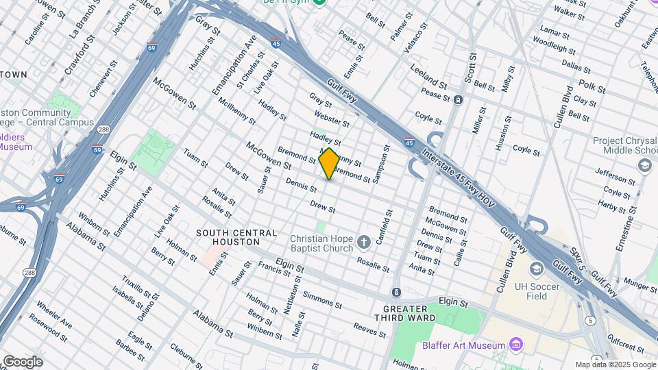 3224 McGowen St Map and Location Details