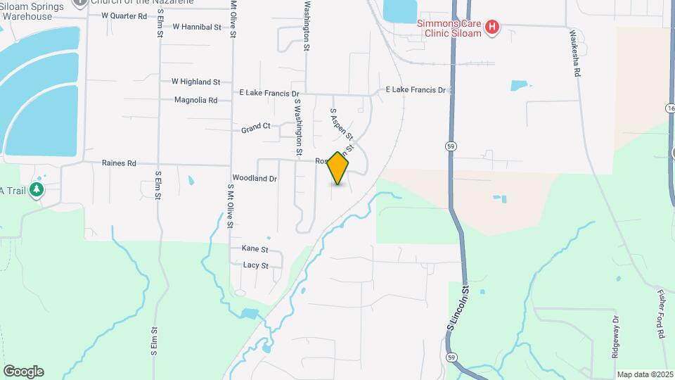 2735 S Olive Ct Map and Location Details