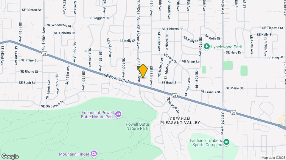 3740 SE 162nd Ave Map and Location Details