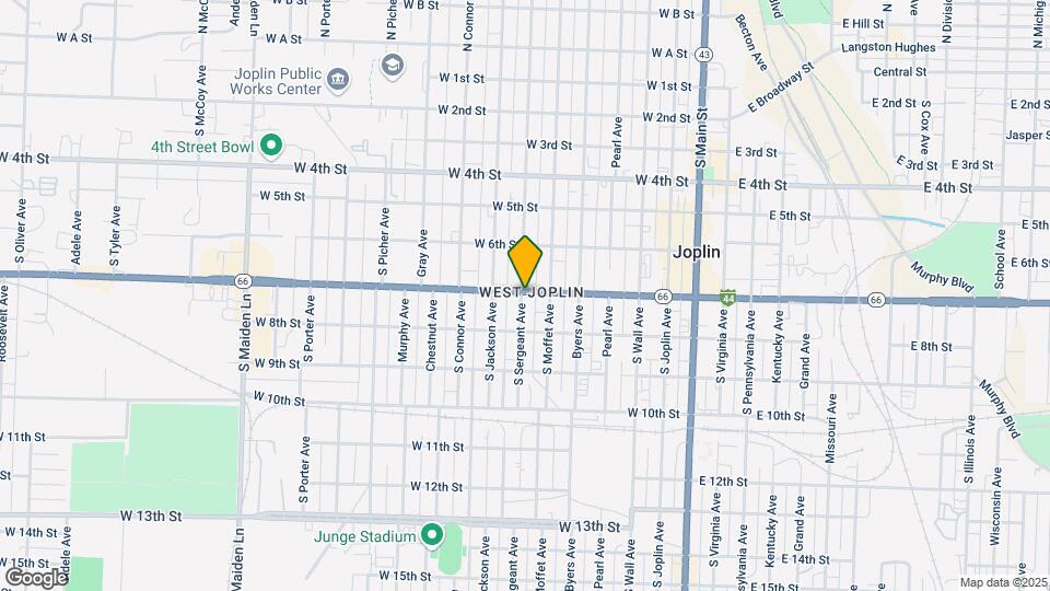 701 S Sergeant Map and Location Details