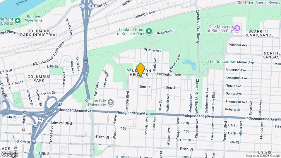 315 Garfield Ave Map and Location Details