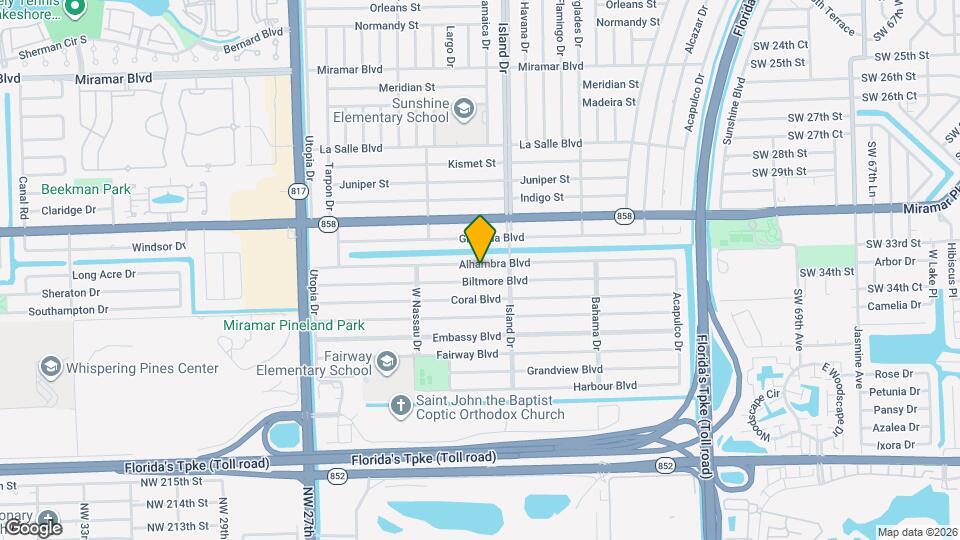 7728 Alhambra Blvd Map and Location Details