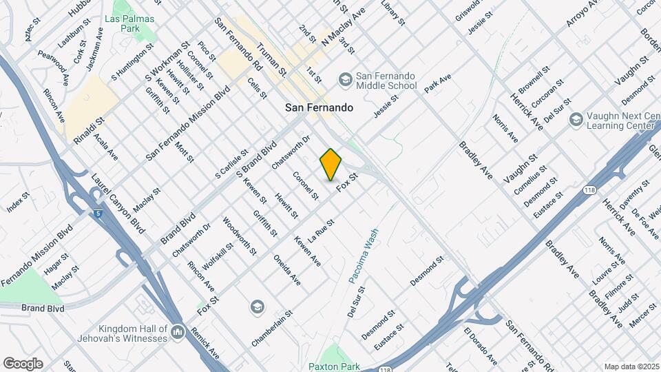609 Pico St Map and Location Details