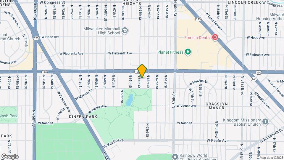 3940 N 64th St Map and Location Details