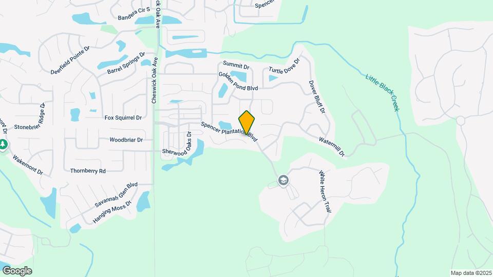 2912 Brittany Bluff Dr Map and Location Details