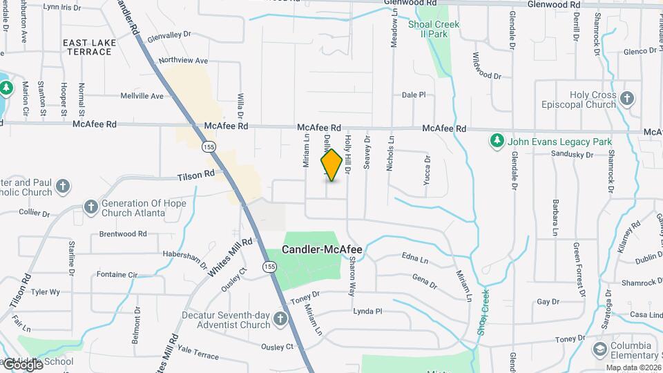 2100 Dellwood Pl Mapa y Detalles de la Ubicación