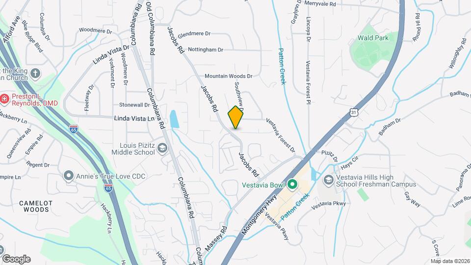 1800 Forest Haven Ln Mapa y Detalles de la Ubicación