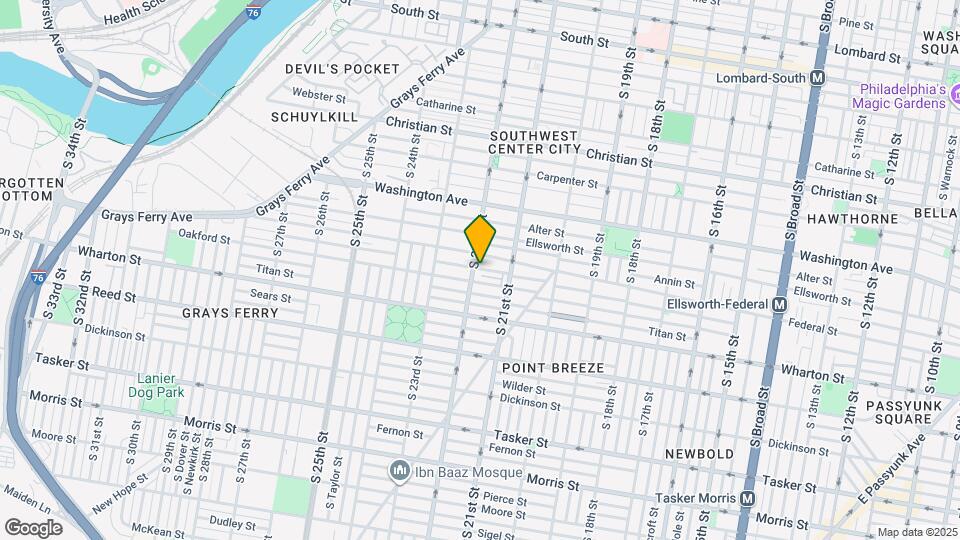 2106 Manton St Map and Location Details