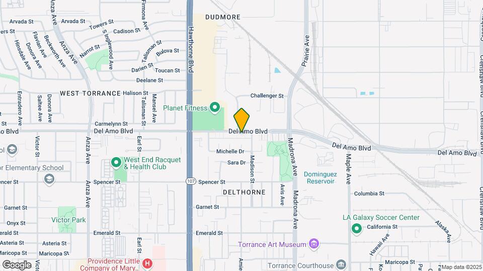 3564 Del Amo Blvd Map and Location Details