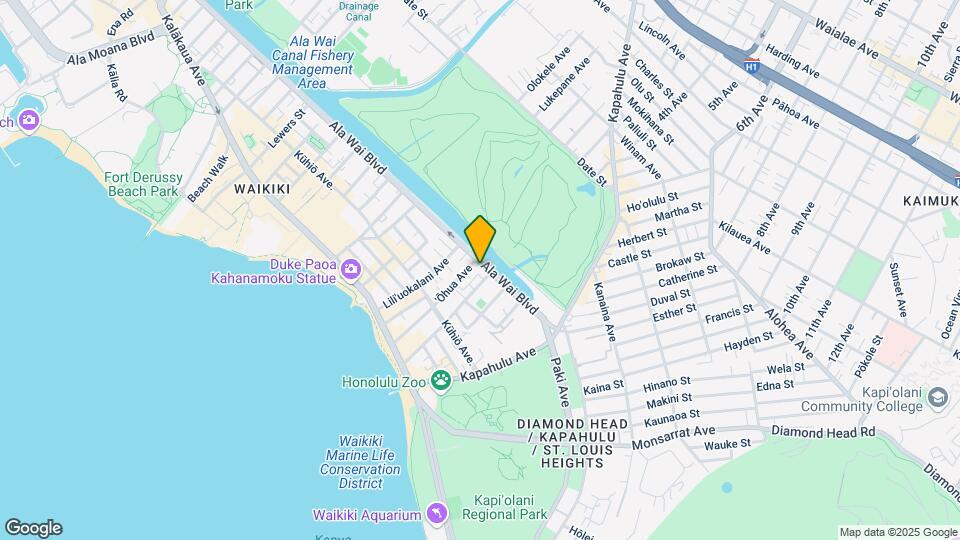 Kealani Mapa y Detalles de la Ubicación