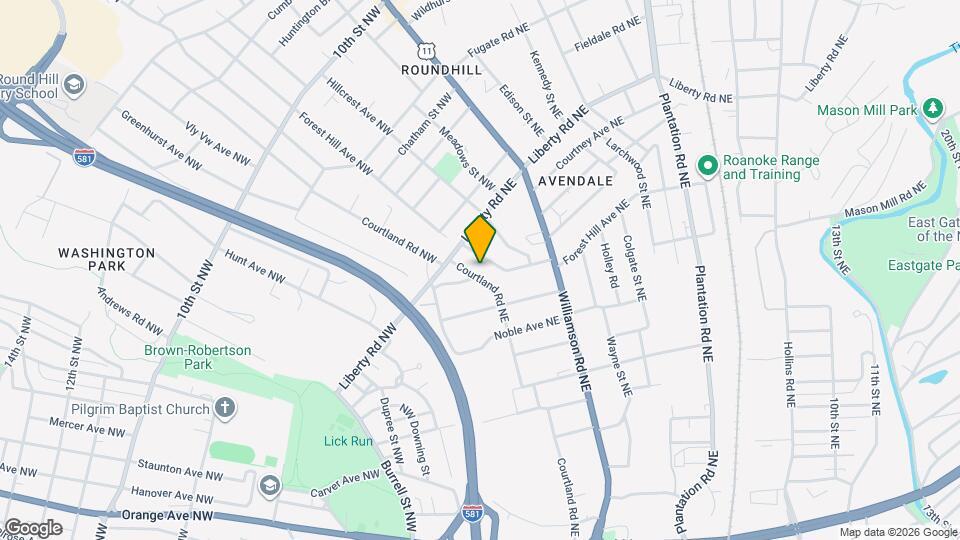 2203 Courtland Rd NE Map and Location Details