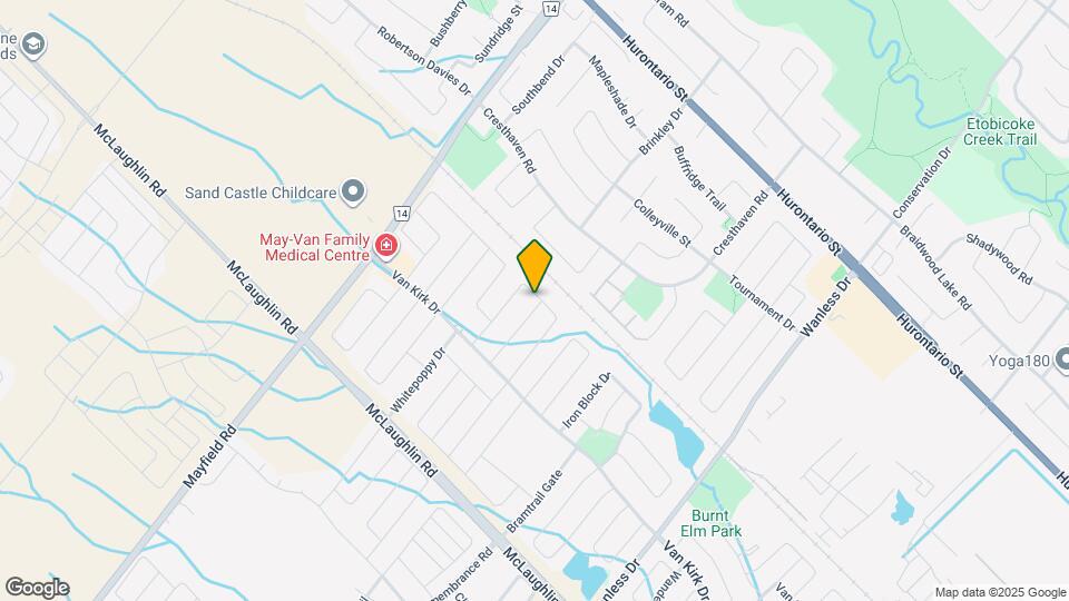 41 Begonia Crescent Map and Location Details