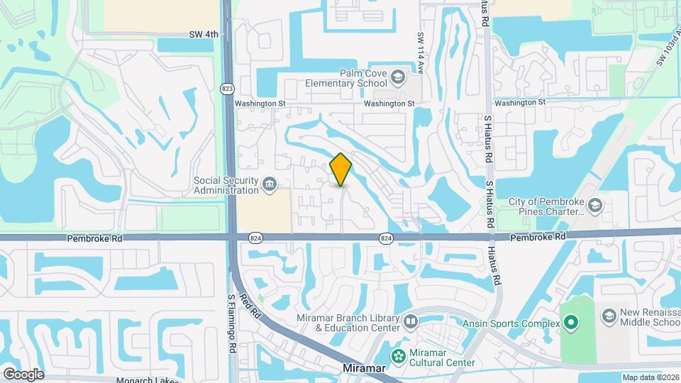 11826 SW 13th St Map and Location Details