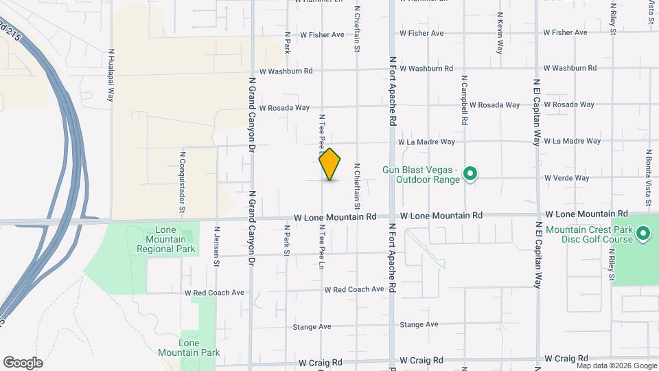 9395 W Verde Way Map and Location Details
