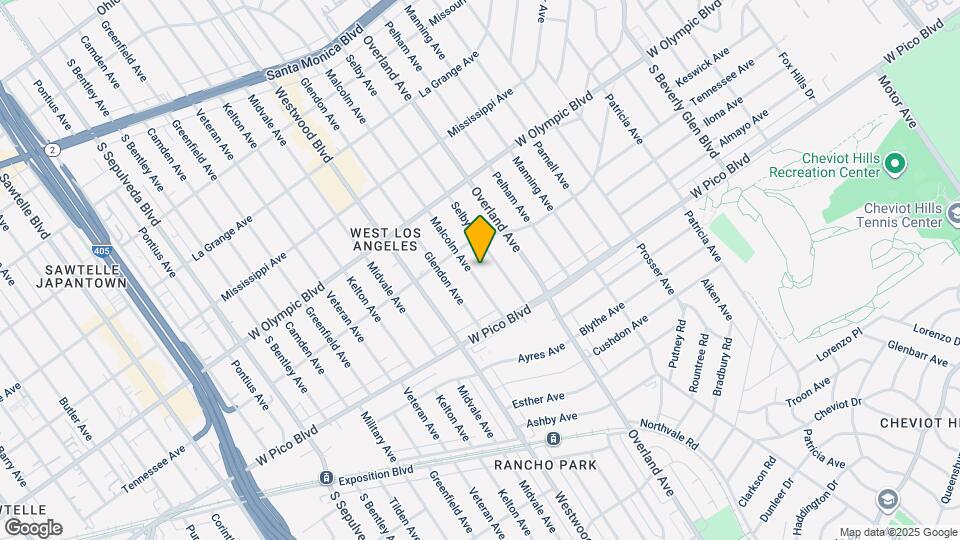 2330 Malcolm Ave, Unit #unique studio Map and Location Details