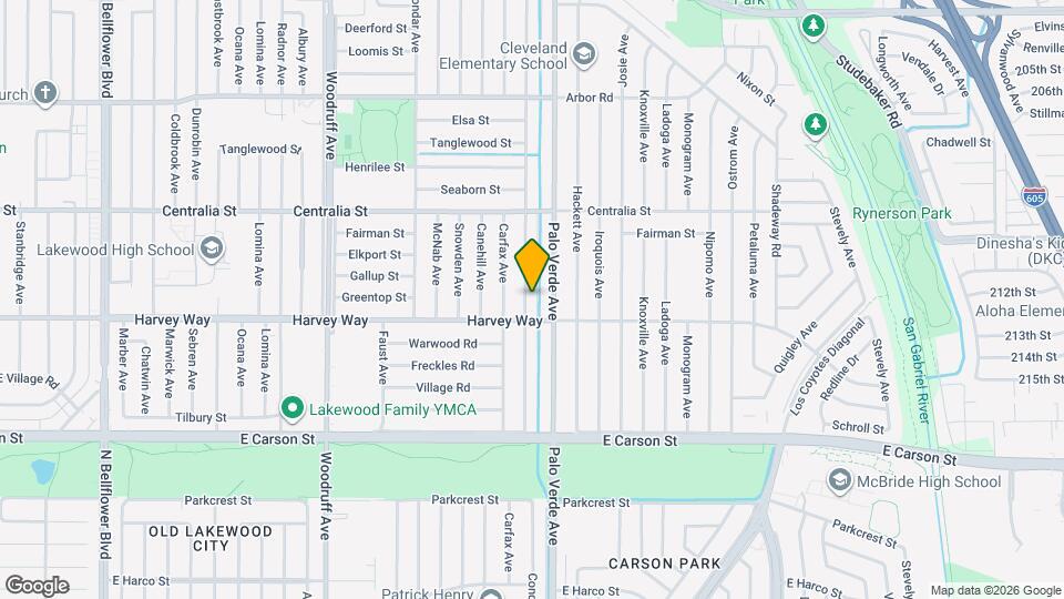 4318 Conquista Ave Map and Location Details