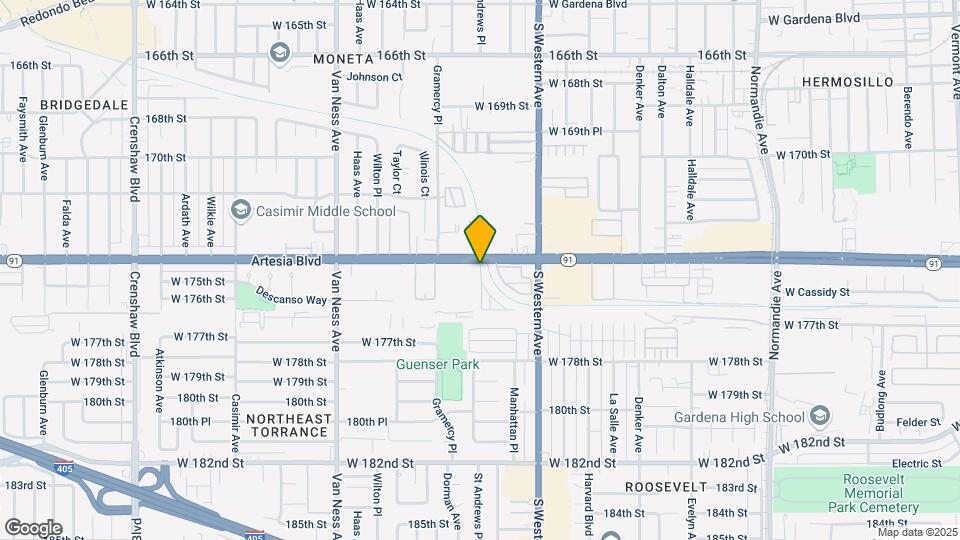 1900 Artesia Blvd Map and Location Details