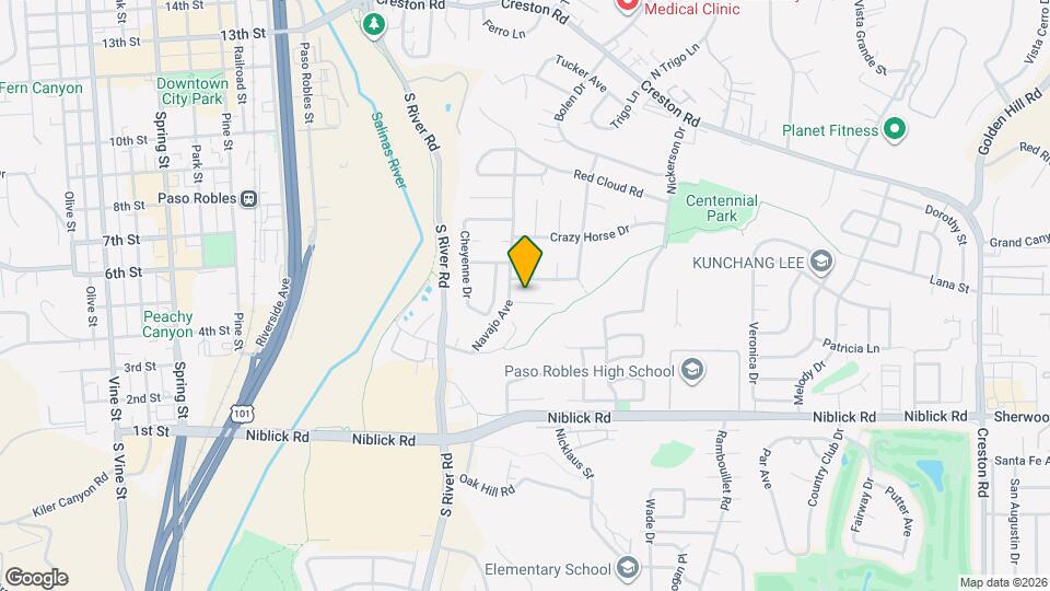 303 Rainbow Ct Map and Location Details