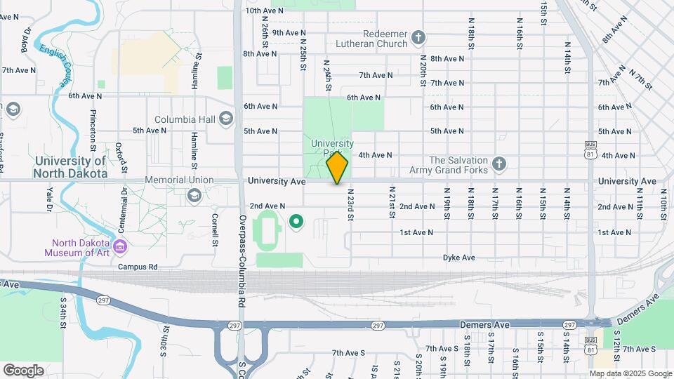 2313 University Ave Map and Location Details