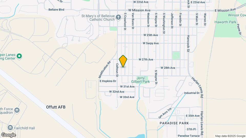 2802 S Crawford St Map and Location Details