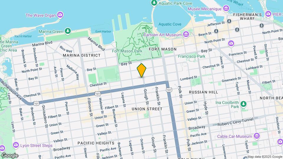 1515 Chestnut St Map and Location Details