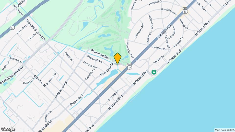 503 Pinewood Rd Map and Location Details