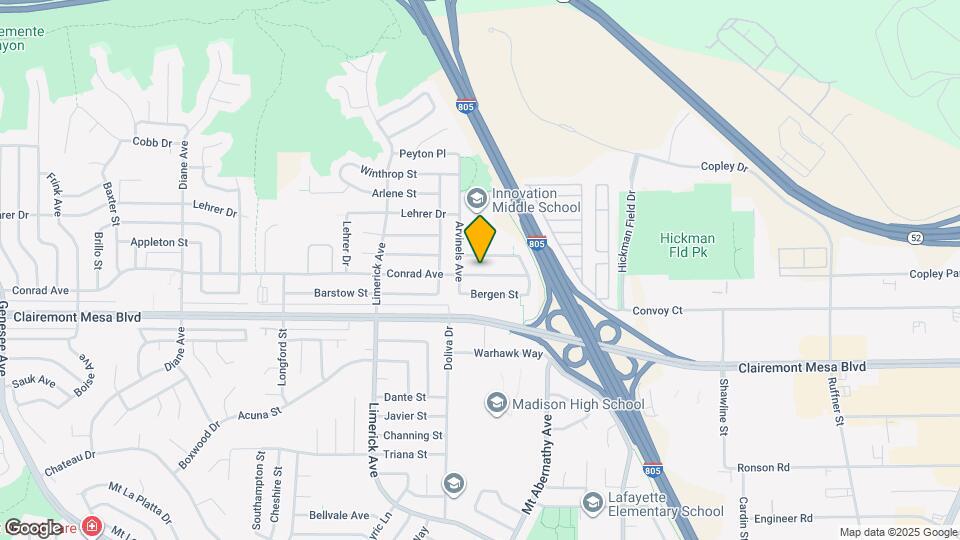 5466 Conrad Ave Map and Location Details