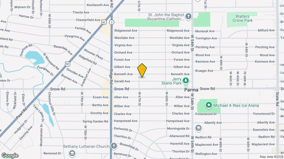 6606 Gerald Ave Mapa y Detalles de la Ubicación