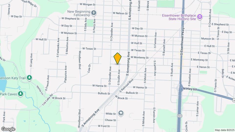 1301 S Scullin Ave Map and Location Details