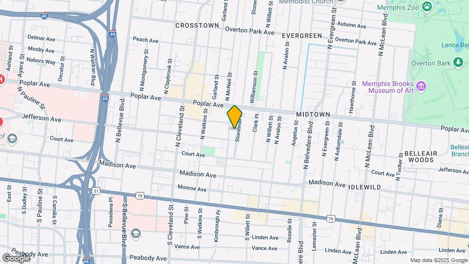 123 Stonewall St Map and Location Details