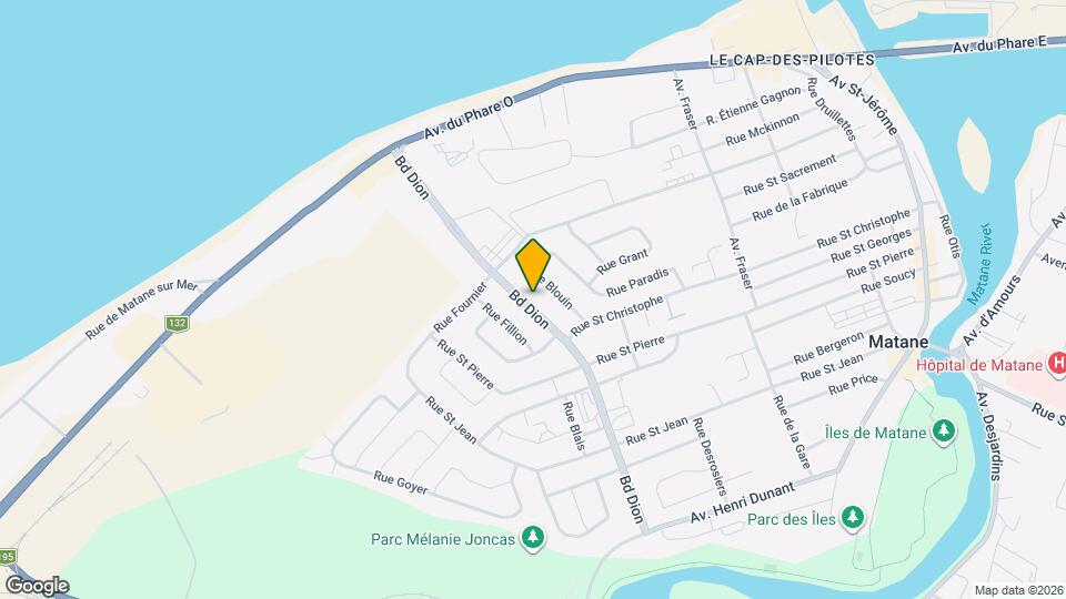 180 Dion Boul Map and Location Details