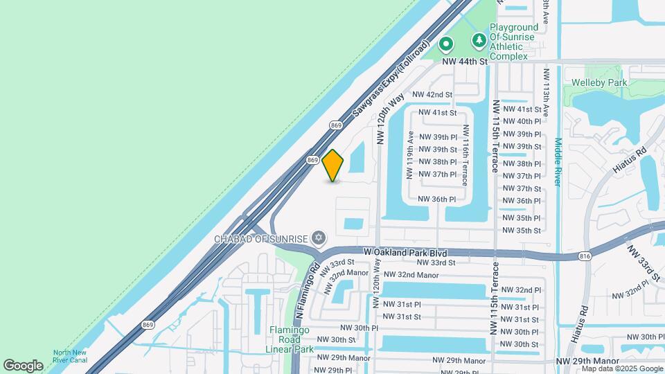 12256 NW 36th Pl Map and Location Details