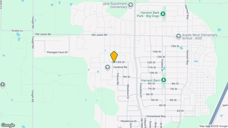 1020 Hawks Wy Map and Location Details