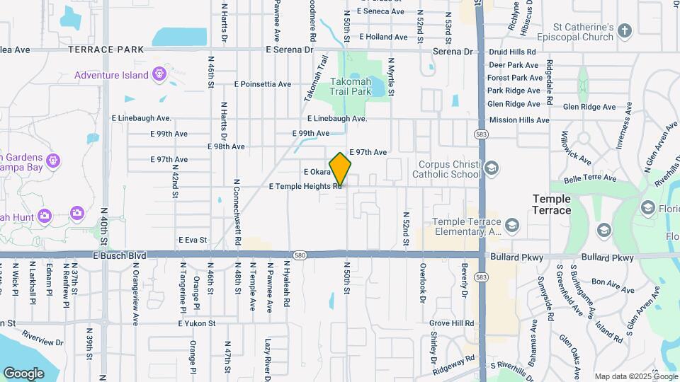 4909 Temple Heights Rd Map and Location Details