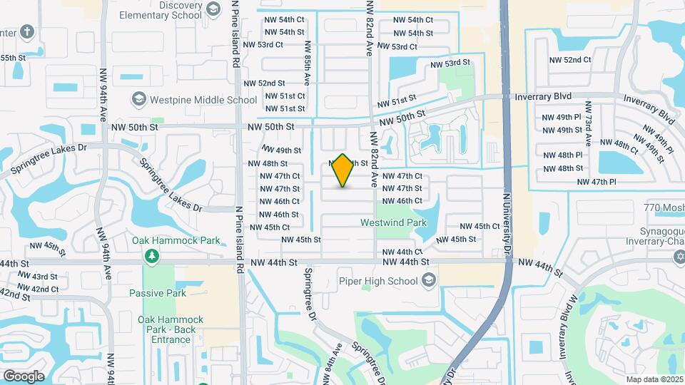 8310 NW 47th St Map and Location Details