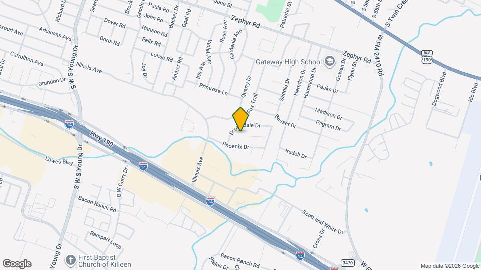 2901 Tucson Dr Map and Location Details