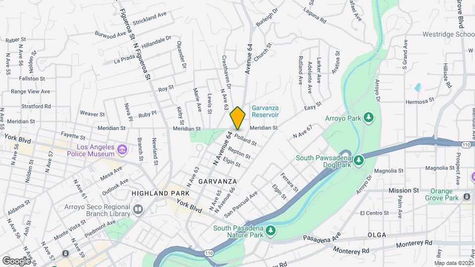 6413 Pollard St Map and Location Details