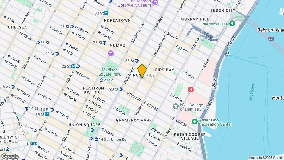 75 Lexington Ave Map and Location Details