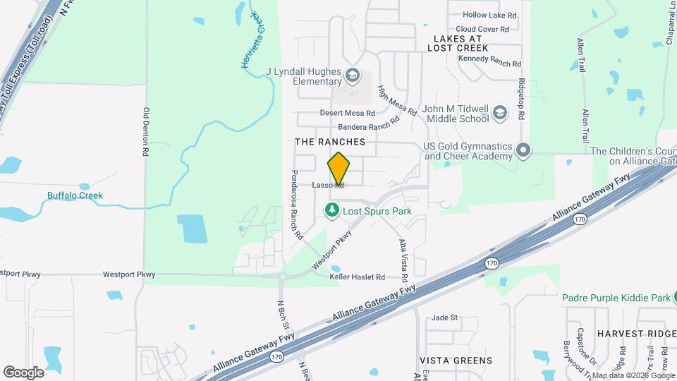 3508 Lasso Rd Map and Location Details