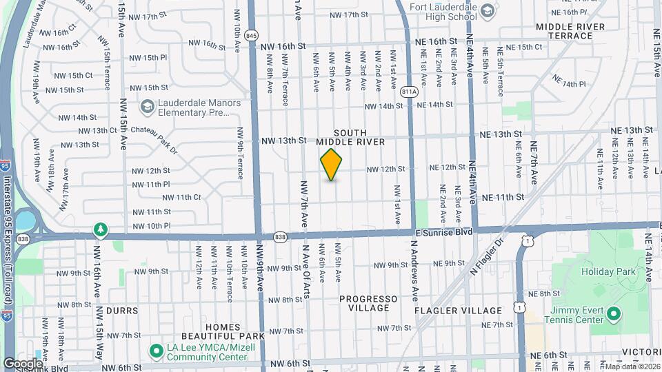 1125 NW 5th Ave Map and Location Details