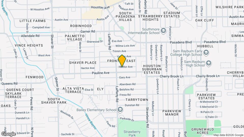 1110 Hector Ave Map and Location Details