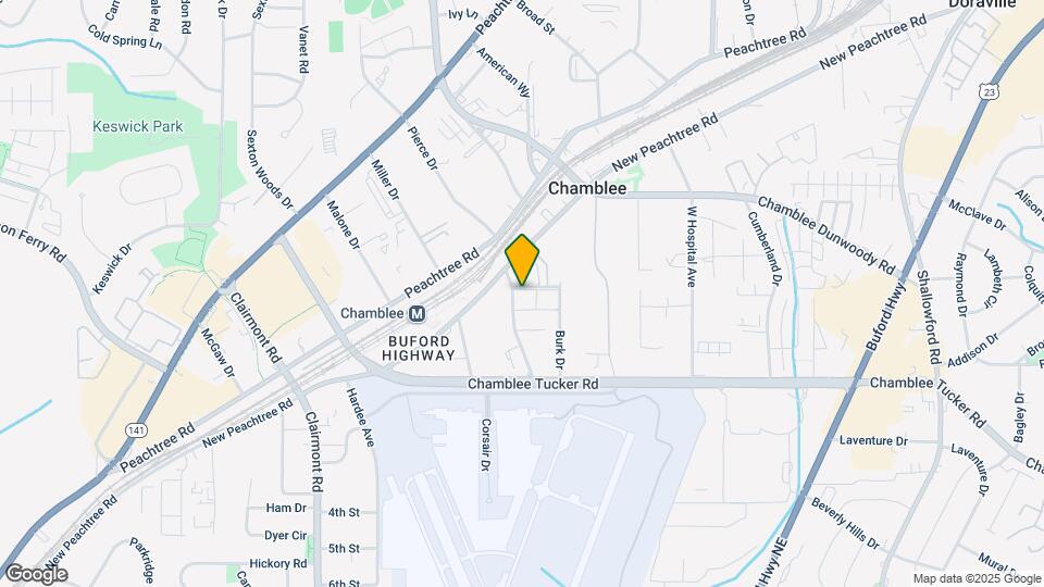 New Peachtree Apartments Map and Location Details