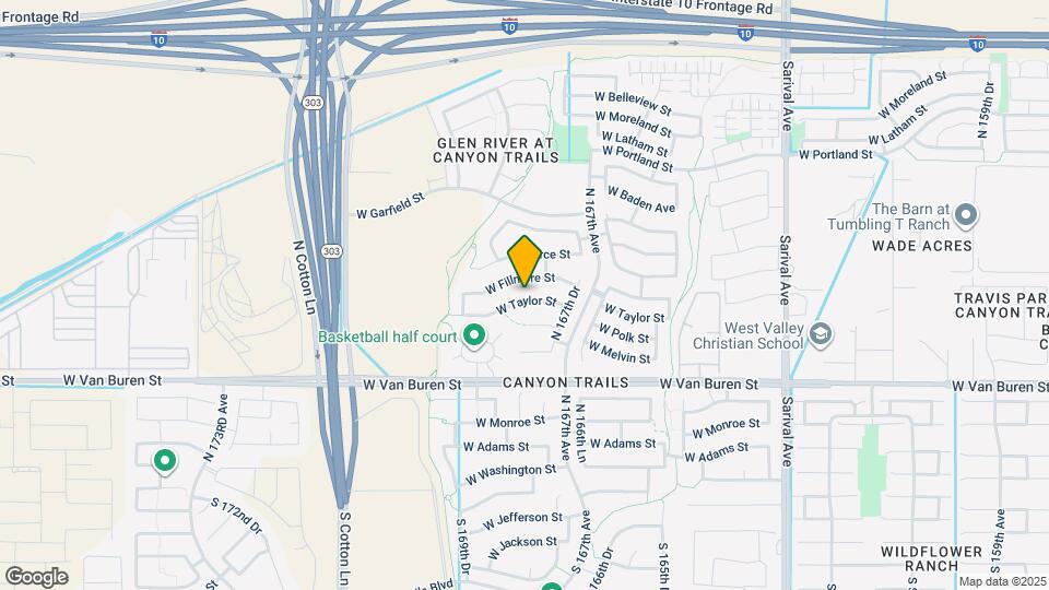 16766 W Taylor St Map and Location Details