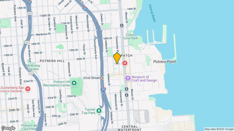 1012 Tennessee St Map and Location Details