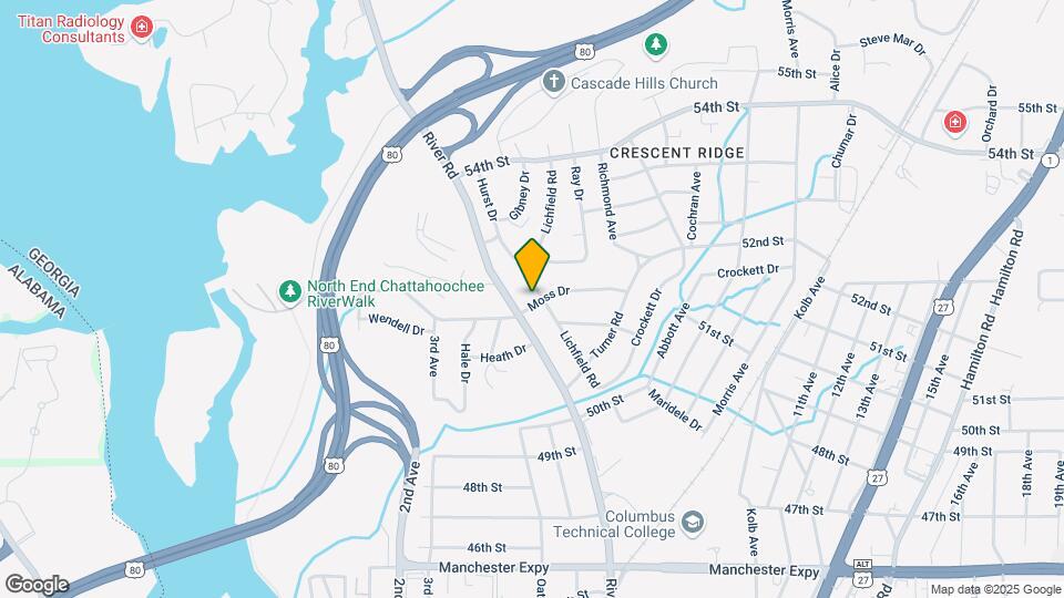 803 Lichfield Rd Map and Location Details