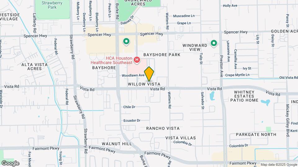 4105 Vista Rd Map and Location Details