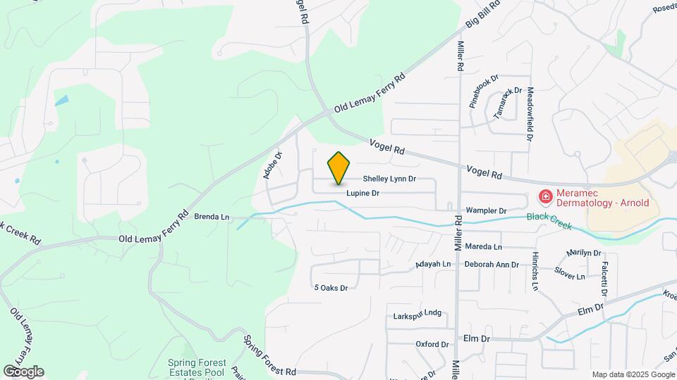 3201 Lupine Dr Map and Location Details