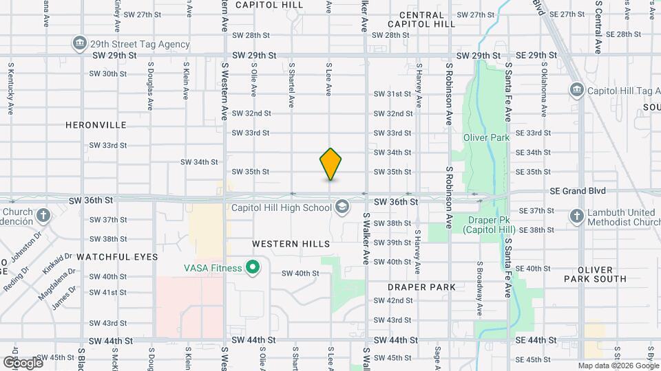 3616 S Lee Ave Map and Location Details