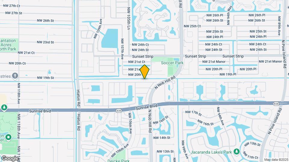 10401 NW 18th Dr Map and Location Details